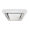 Plafon LED Lampa Sufitowa Natynkowa Chrom kwadratowy CAMERON 38W 43 cm CCT + Pilot Milagro