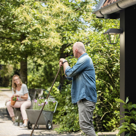 Kinkiet Ogrodowy Lampa Elewacyjna Zewnętrzna LATARNIA E27 IP44 Antracyt Alpenglow Philips