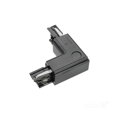 Łącznik do Szynoprzewodu 3-Obwodowy L Lewy Zewnętrzny Czarny Kobi