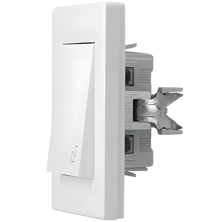 Dzwonek Przycisk Dzwonkowy Łącznik Zwiernik IP20 BIAŁY