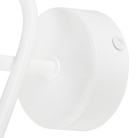 Lampa Ścienna Kinkiet CAMILLA E27 Biały Loftowy KM-1.79 Lamkur