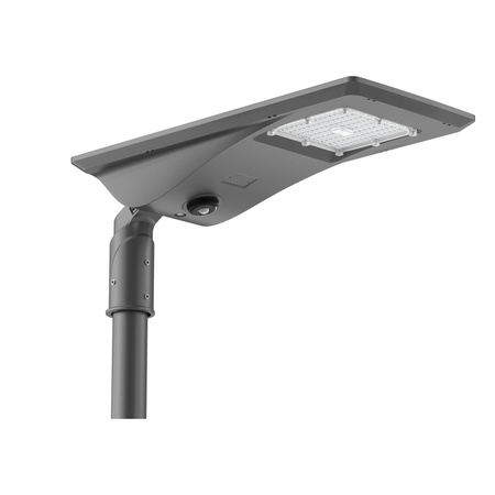 Lampa Solarna Uliczna LED Oprawa Drogowa Ściemnialna 30W 5400lm 3000K IP65 Szary z Czujnikiem Ruchu Streetlight Solar Ledvance