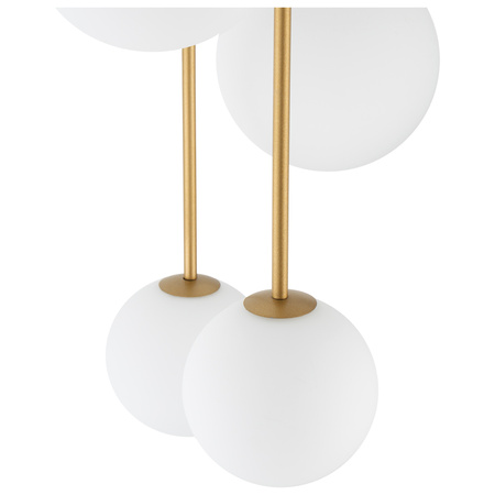 Lampa Sufitowa Wisząca 8x G9 Czarny Biały Klasyczna KARO 10934 Nowodvorski