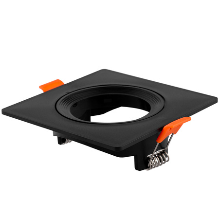 Oprawa Halogenowa Podtynkowa Ruchoma Kwadratowa Czarna GU10 MR16 VENTUS Lumiled