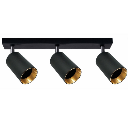 Lampa Listwa Oprawa Sufitowo-Ścienna LED 3 x GU10 MARIBEL Czarny GOLDLUX (Polux)