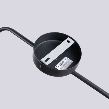 Lampa Ścienna Kinkiet E14 Czarna NOX Crimson SL.1697 Sollux