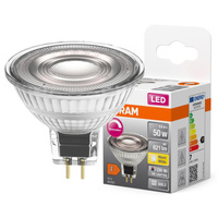 Żarówka LED MR16 Reflektor GU5.3 6.8W = 50W 621lm 2700K Ciepła CRI90 12V 36° Ściemnialna SUPERSTAR Osram