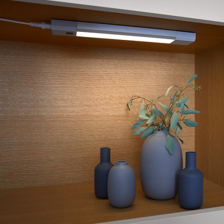 Lampa Podszafkowa Liniowa LED 6W 350lm 3000K Ciepła RGBW z Czujnikiem Ruchu Ściemnialna 50cm LinearLED Slim LEDVANCE