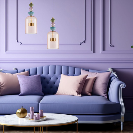 Lampa Wisząca Sufitowa ARTE 12W LED śr. 16cm mosiądz Milagro