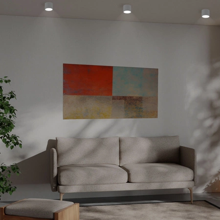 Oprawa Natynkowa SPOT Lampa Sufitowa Punktowa 1x GX53 Biała Videx