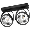 Lampa sufitowa Kinkiet LEON 2x ES111 Ruchomy czarny