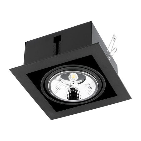 Oprawa Podtynkowa Halogenowa Ruchoma GU10 ES111 Kwadratowa Czarna
