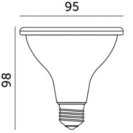 Żarówka LED Do Roślin 9W E27 1200K Wspomagająca Wzrost Doświetlająca KOBI