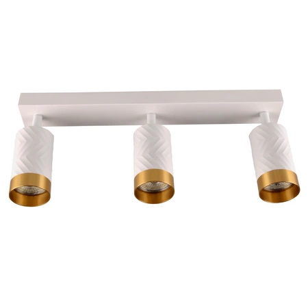 Lampa Listwa Oprawa Sufitowo-Ścienna LED 3 x GU10 ARRAS Biały GOLDLUX (Polux)