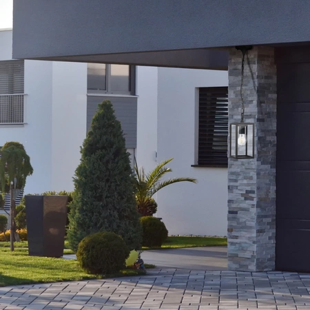 Lampa Ogrodowa Zewnętrzna Wisząca Malmo E27 Grafit - GOLDLUX (Polux)