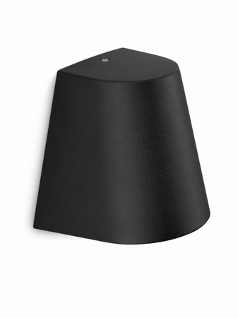 Kinkiet Ogrodowy Lampa Elewacyjna Zewnętrzna LED 3W 270lm 2700K IP44 Czarna Virga Philips