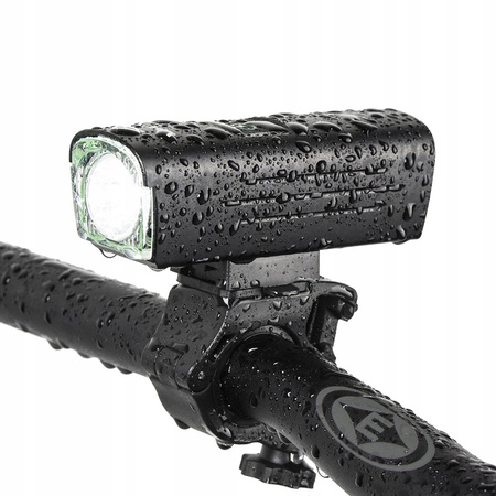 Latarka Lampka Przednia Rowerowa LED USB-C Uchwyt Światło 6 Trybów 1300lm IPX6 VAYOX