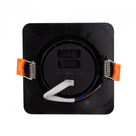 Oprawa Podtynkowa Wpuszczana LED 3W / 5W / 7W CCT Czarna Kwadratowa DOWNLIGHT Ecolight
