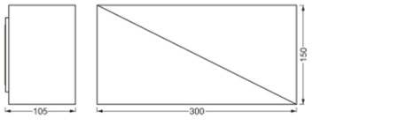 Inteligentny Kinkiet Ścienny Lampa LED Góra Dół 23W 1700lm CCT Ściemnialna Biały SMART+ WiFi Orbis Ledvance