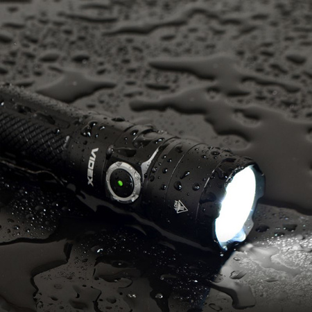 Latarka Ręczna Akumulatorowa LED 20W 4000lm 6 Trybów Pracy USB-C Wodoszczelna IP68 Videx