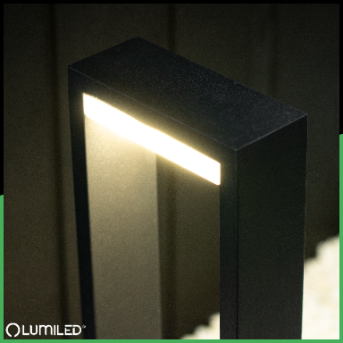 Lampa Ogrodowa Słupek Zewnętrzny Stojący LED 10W HOSTA 80cm LUMILED