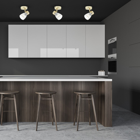 Lampa Ścienna Kinkiet BEST Złota 1xE14 Milagro