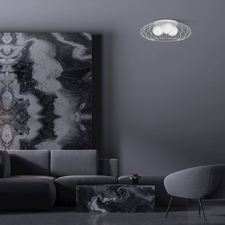 Lampa sufitowa żyrandol KRONOS 3xE14 IP20 Biała Metal Milagro