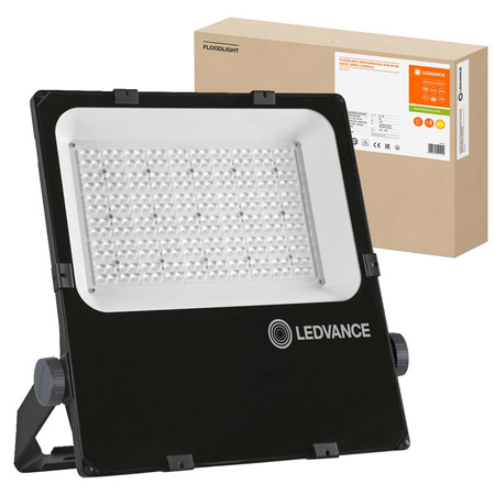Naświetlacz LED Reflektor Zewnętrzny Lampa 200W 26400lm 3000K IP66 Czarny Floodlight Ledvance