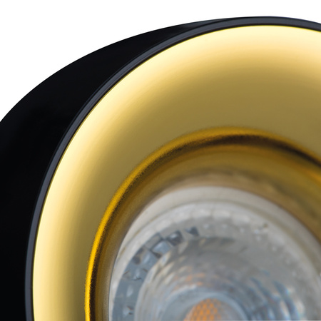 Oprawa sufitowa podtynkowa ELNIS L GU10/GU5.3 Okrągła Biało-Antracytowa KANLUX