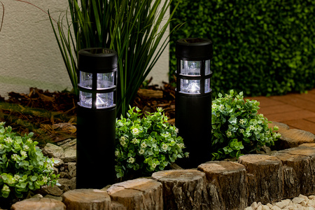 Lampa Solarna Ogrodowa LED Wbijana Słupek 6500K 40cm IP44