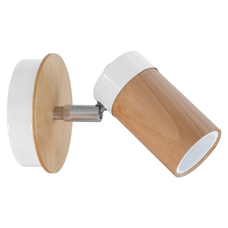 Lampa Ścienna Kinkiet BARON Biała 1xGU10 Milagro