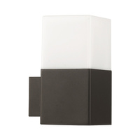 Kinkiet Ogrodowy LED E27 NEW YORK Prosty 16cm Grafitowy - GOLDLUX (Polux)