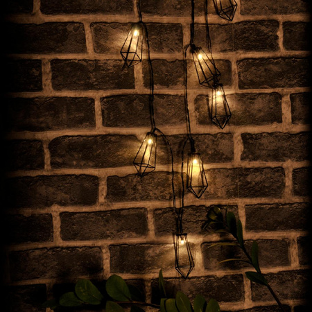 Girlanda Ogrodowa LED Bateryjna 2,1m 2xAA ALBORG Czarna GOLDLUX (Polux)