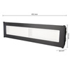 Lampa LED Przemysłowa High Bay Liniowa 100W 11000lm 5000 Zimna 110° Czarny IP65 Masterled