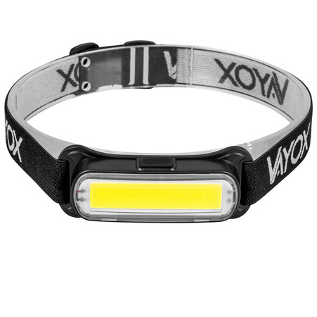 Latarka Czołowa Akumulatorowa 300lm COB LED 4 Tryby Pracy VAYOX