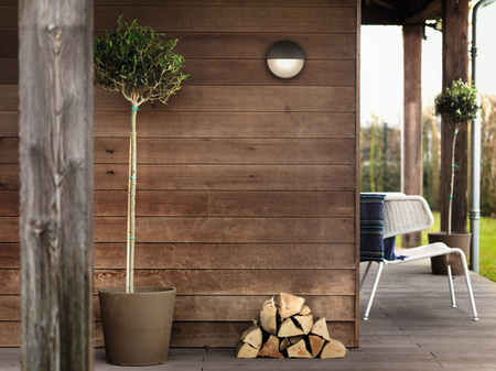 Kinkiet Ogrodowy Lampa Elewacyjna Zewnętrzna LED 5.5W 600lm 2700K IP44 Antracyt Capricorn Philips