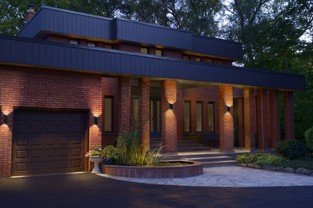 Kinkiet Ogrodowy Lampa Elewacyjna Zewnętrzna LED 10W 690lm 3000K Ciepła Szary IP54 Endura Osram