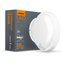 Lampa LED Oprawa Natynkowa 11W 1200lm 5000K Zimna Biała z Czujnikiem Ruchu Videx