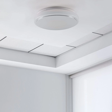 Plafon Sufitowy Oprawa Natynkowa 2x E27 Biała Chrom Bogdan Sanico Goldlux