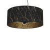 Lampa Wisząca Sufitowa SENSO Czarna Złota 3xE27 Milagro