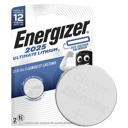 Baterie ENERGIZER ULTIMATE LITHIUM CR2025 Blister 2szt
