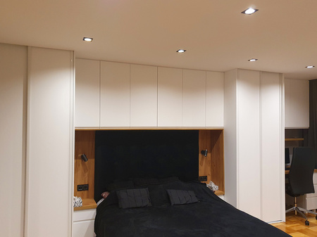 Oprawa HALOGENOWA CLARO Podtynkowa Stała KWADRAT Czarna GU10