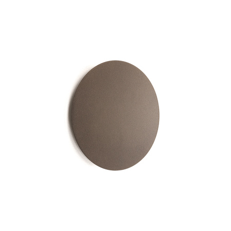 Kinkiet Ścienny Lampa Natynkowa LED 7W 60lm 3000K Ciepła Brązowa Nowoczesna RING LED S 10315 Nowodvorski