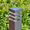 SŁUPEK ogrodowy lampa oprawa stojąca LED E27 TEKSAS grafit 44cm GOLDLUX (Polux)