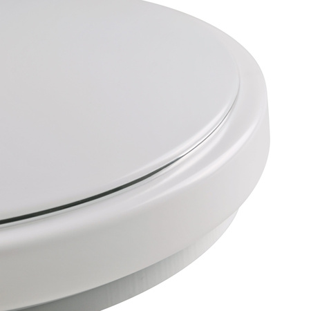 Plafon Sufitowy Oprawa Natynkowa 2x E27 Biała Chrom Bogdan Sanico Goldlux