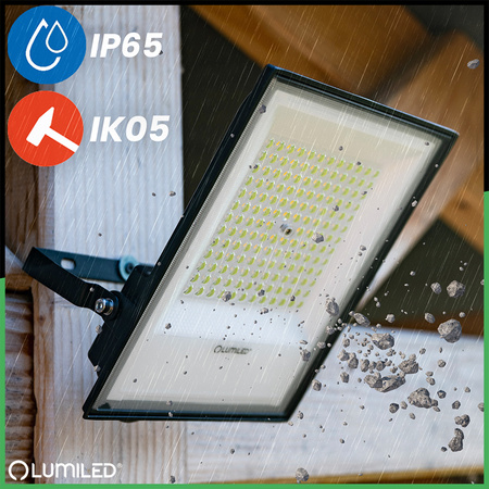 Naświetlacz LED Zewnętrzny BRIGHT 100W 11000lm 4000K Wodoodporny IP65 LUMILED