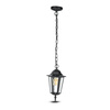 Lampa Ogrodowa Wisząca E27 Na łańcuchu Czarny mat VT-752 V-TAC