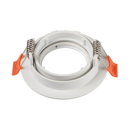 Oprawa sufitowa podtynkowa DALLA GU5.3/GU10 12AC/DC Okrągła Ruchoma Biała KANLUX