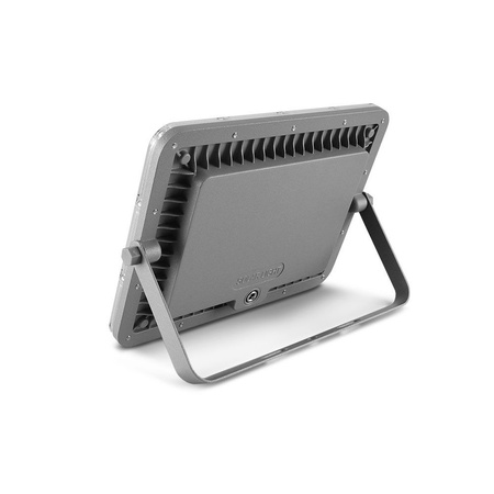 Lampa Naświetlacz LED Solarny z Pilotem 50W 1000lm 5000K Neutralna 90° 3.2V IP65 IK07 Natynkowy Szary VIDEX