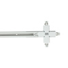 Łącznik szynoprzewodu X krzyżowy 3-Fazowy Biały Track Light V-TAC